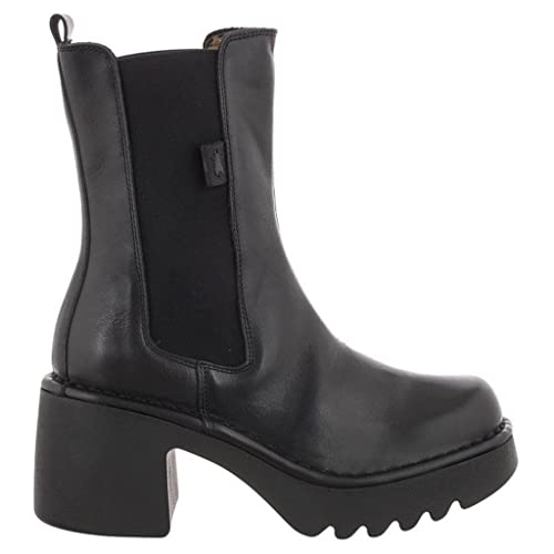 Fly London Damen Moya25fly Chelsea-Stiefel, Schwarz, 37 EU von FLY London