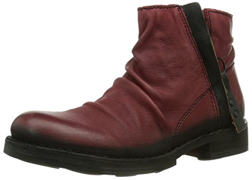 Fly London Damen NOTT Combat Boots, Rot (Cordoba Red 003), 37 EU von FLY London