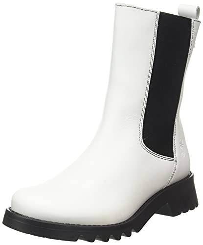 Fly London Damen Rein795fly Chelsea-Stiefel, Offwhite Schwarz, 42 EU von FLY London