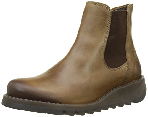 FLY London Damen Salv Chelsea Boots, Braun Camel, 35 EU von FLY London