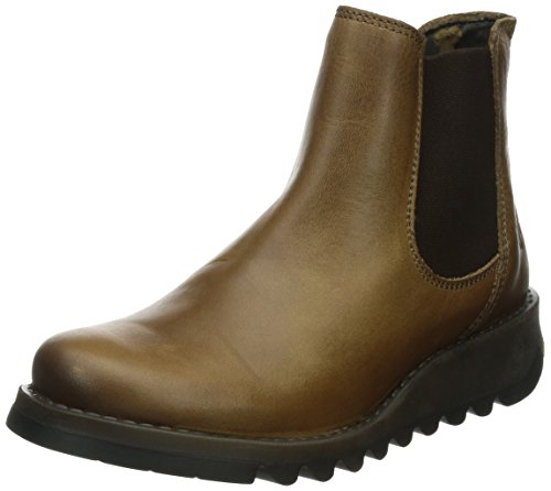 FLY London Damen Salv Chelsea Boots, Braun Camel 002, 38 EU von FLY London