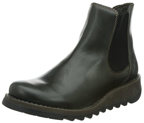 FLY London Damen Salv Chelsea Boots, Grau Diesel, 40 EU von FLY London