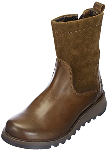 Fly London Damen Sauk794fly Stiefelette, Olive Sludge, 37 EU von FLY London