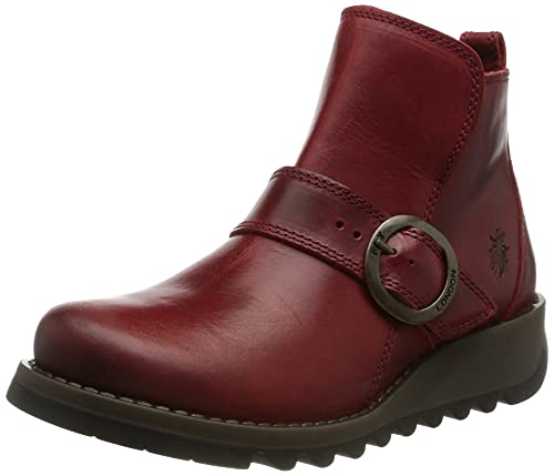 FLY London Damen Sias812fly Stiefelette, rot, 41 EU von FLY London