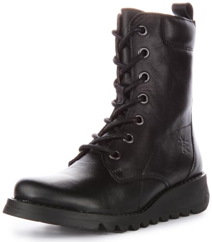 Fly London Damen Silf015fly Springerstiefel, Schwarz, 36 EU von FLY London