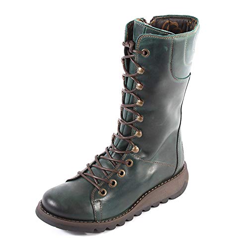 FLY London Damen Ster768fly Stiefel, Grün Petrol, 36 EU von FLY London