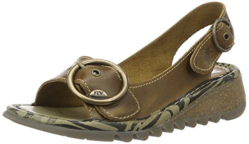 Fly London Damen TRAM723FLY Sandalen, Braun (Camel), 39 EU von FLY London