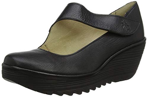 FLY London Damen Yasi682fly Pumps, Schwarz, 43 EU von FLY London