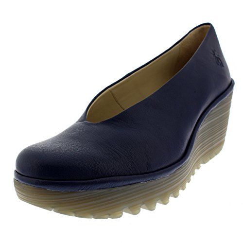 FLY London Damen Yaz Wedge Schuhe, Blau (Blue 202), 40 EU von FLY London