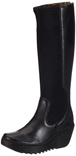 Fly London Damen Yoja401fly Kniehohe Stiefel, Schwarz, 38 EU von FLY London