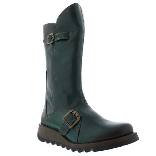 FLY London Damen Mes 2 Chukka Boots, Grün Petrol 017, 36 EU von FLY London