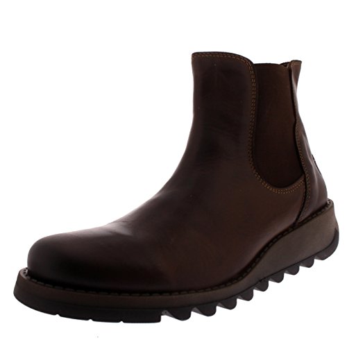 FLY London Mädchen Mon944fly Stiefel, Braun Dk Brown, 35 EU von FLY London