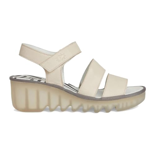 Fly London Damen BEXY575FLY Sandal, Offwhite, 42 EU Fly London Damen BEXY575FLY Sandal, Offwhite, 42 EU von FLY London