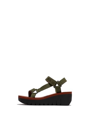 Fly London Damen BUNK604FLY Sandal, Intense Rust, 37 EU Fly London Damen BUNK604FLY Sandal, Intense Rust, 37 EU von FLY London
