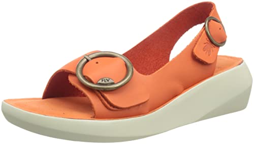Fly London Damen Berk754fly Sandale, Korallenrot, 35 EU von FLY London