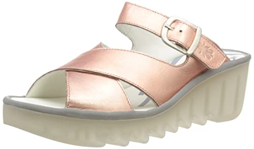 Fly London Damen Bocy409fly Sandale, Blush Gold, 42 EU von FLY London