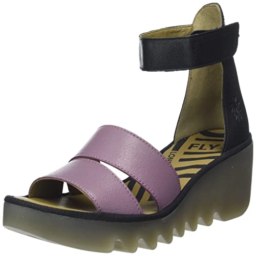 Fly London Damen Bono290fly Sandale, Violettschwarz, 42 EU von FLY London