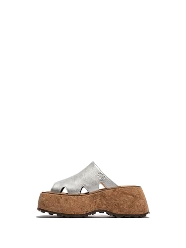 Fly London Damen CEIR280FLY Sandal, Silver, 40 EU Fly London Damen CEIR280FLY Sandal, Silver, 40 EU von FLY London