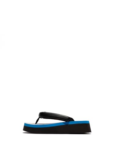 Fly London Damen COLY287FLY Sandal, Black/AZURRE, 37 EU Fly London Damen COLY287FLY Sandal, Black/AZURRE, 37 EU von FLY London