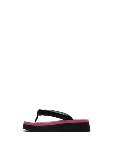 Fly London Damen COLY287FLY Sandal, Black/PINK, 37 EU Fly London Damen COLY287FLY Sandal, Black/PINK, 37 EU von FLY London