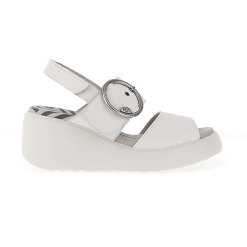 Fly London Damen DIGO939FLY Sandal, White, 40 EU Fly London Damen DIGO939FLY Sandal, White, 40 EU von FLY London
