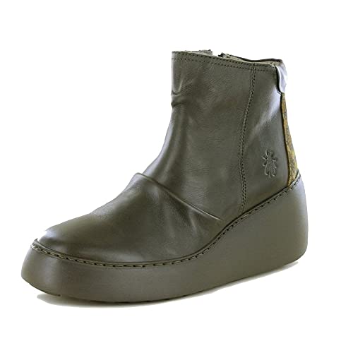 Fly London Damen Dabe461fly Stiefelette, Dunkelgrün, 38 EU von FLY London