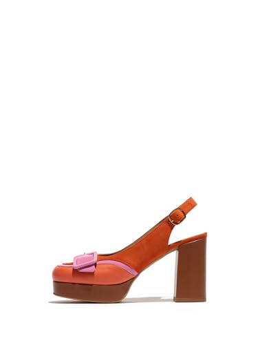 Fly London Damen EVAH243FLY Pumps, ORANGE/PINK, 41 EU Fly London Damen EVAH243FLY Pumps, ORANGE/PINK, 41 EU von FLY London