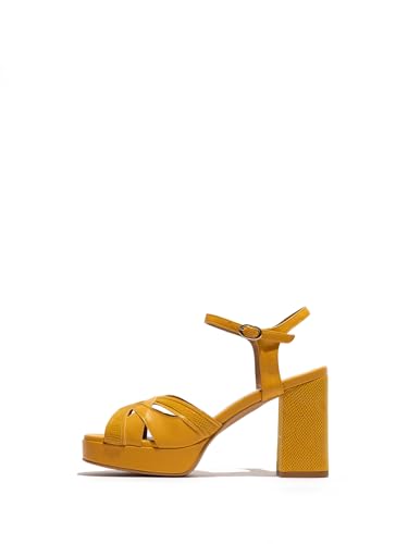 Fly London Damen EZUI240FLY Sandal, Yellow, 37 EU Fly London Damen EZUI240FLY Sandal, Yellow, 37 EU von FLY London