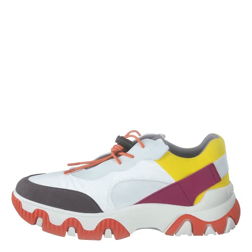 FLY London Damen Fian634fly Sneaker, Offwhite Yellow Fuchsia, 41 EU von FLY London