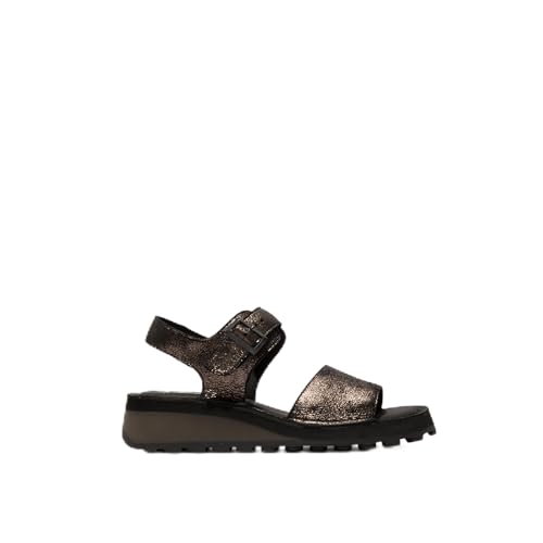 Fly London Damen HALY559FLY Sandal, Graphite, 39 EU Fly London Damen HALY559FLY Sandal, Graphite, 39 EU von FLY London