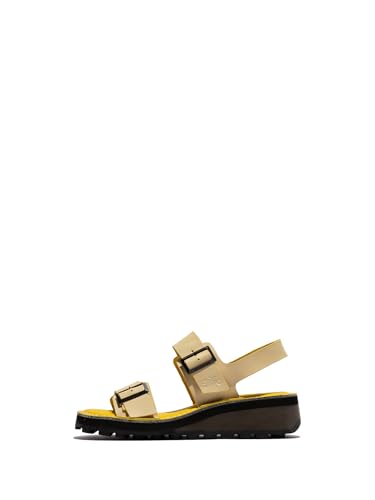 Fly London Damen HAVI556FLY Sandal, Panna/Yellow, 42 EU Fly London Damen HAVI556FLY Sandal, Panna/Yellow, 42 EU von FLY London