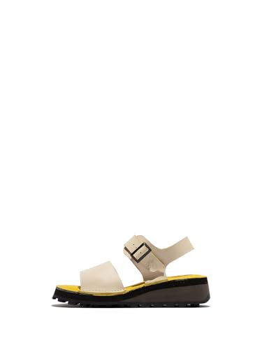 Fly London Damen HOIK557FLU Sandal, Panna/Yellow, 36 EU Fly London Damen HOIK557FLU Sandal, Panna/Yellow, 36 EU von FLY London