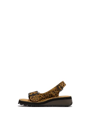 Fly London Damen HUIX560FLY Sandal, TAN, 39 EU Fly London Damen HUIX560FLY Sandal, TAN, 39 EU von FLY London