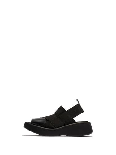 Fly London Damen MALN202FLY Sandal, Black, 39 EU von FLY London