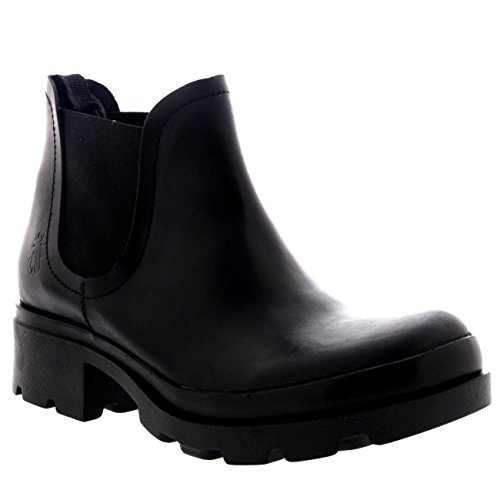 Fly London Damen MENA Chelsea Boots, Schwarz (Black 000) von FLY London