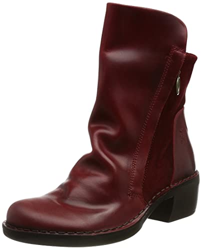 FLY London Damen Mane073fly Stiefelette, Rot, 35 EU von FLY London