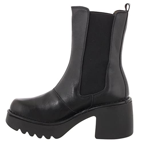 Fly London Damen Moya25fly Chelsea-Stiefel, Schwarz, 41 EU von FLY London