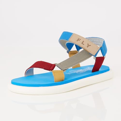 Fly London Damen OLIE072FLY Sandale, Cloud/Multicolor/AZURRE, 56 EU Fly London Damen OLIE072FLY Sandale, Cloud/Multicolor/AZURRE, 56 EU von FLY London