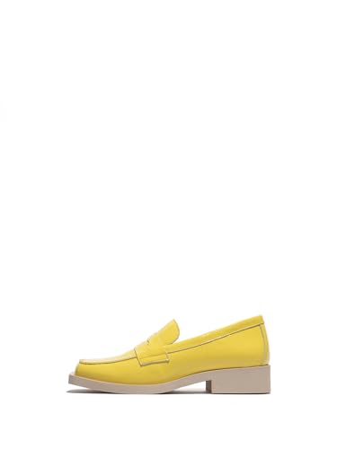 Fly London Damen REIF194FLY Loafers, Lemon, 39 EU von FLY London