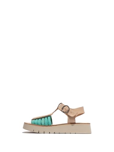 Fly London Damen SARF251FLY Sandal, Natural, 38 EU Fly London Damen SARF251FLY Sandal, Natural, 38 EU von FLY London
