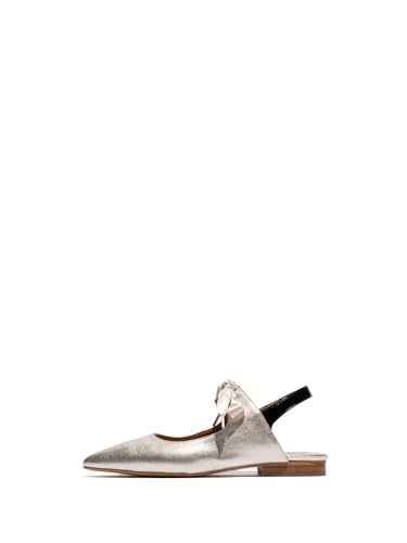 Fly London Damen SAUB268FLY Ballet, Silver/Black, 42 EU Fly London Damen SAUB268FLY Ballet, Silver/Black, 42 EU von FLY London