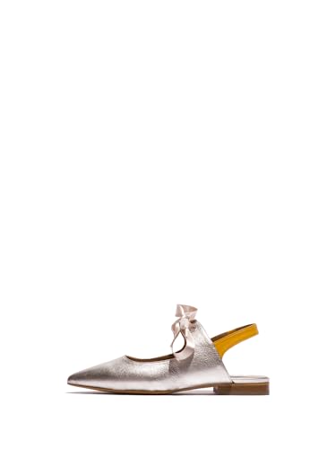 Fly London Damen SAUB268FLY Ballet, Yellow/Silver, 39 EU Fly London Damen SAUB268FLY Ballet, Yellow/Silver, 39 EU von FLY London