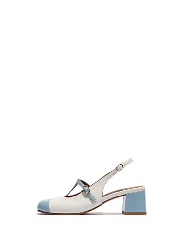 Fly London Damen SOLN083FLY Mary Jane, Sky Blue/Offwhite, 36 EU Fly London Damen SOLN083FLY Mary Jane, Sky Blue/Offwhite, 36 EU von FLY London