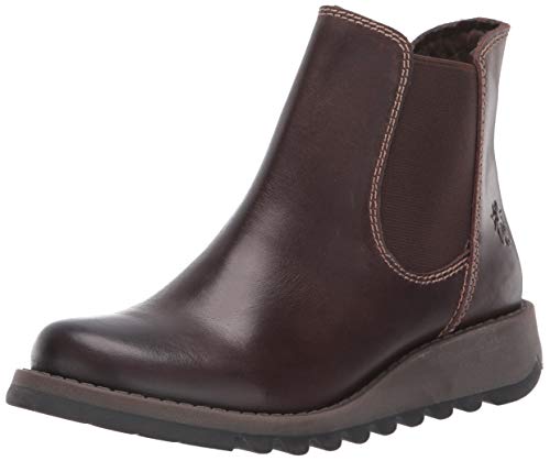 Fly London Damen Salv Chelsea Boots, Braun (Darkbrown 001), 41 EU von FLY London