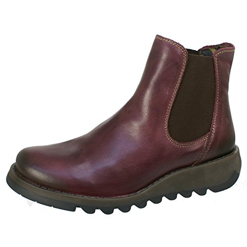 Fly London Damen Salv Chelsea Boots, Violett (Purple), 35 EU von FLY London