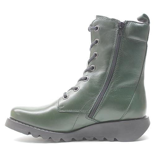 Fly London Damen Silf015fly Springerstiefel, Dk Green, 38 EU von FLY London