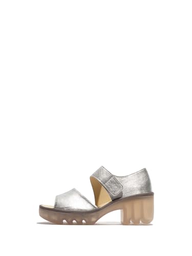 Fly London Damen TAAR558FLY Sandal, Silver, 38 EU Fly London Damen TAAR558FLY Sandal, Silver, 38 EU von FLY London