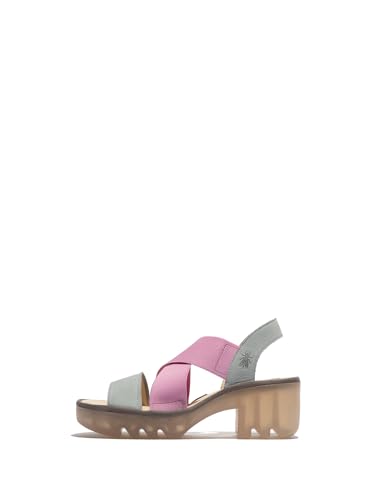 Fly London Damen TAJI502FLY Sandal, Sky Blue/Baby PINK, 37 EU Fly London Damen TAJI502FLY Sandal, Sky Blue/Baby PINK, 37 EU von FLY London