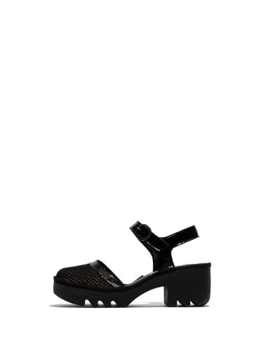 Fly London Damen TEYO583FLY Sandal, Black, 38 EU von FLY London