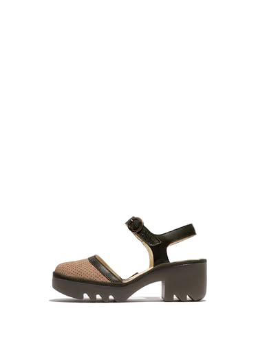 Fly London Damen TEYO583FLY Sandal, Taupe/Khaki, 37 EU Fly London Damen TEYO583FLY Sandal, Taupe/Khaki, 37 EU von FLY London